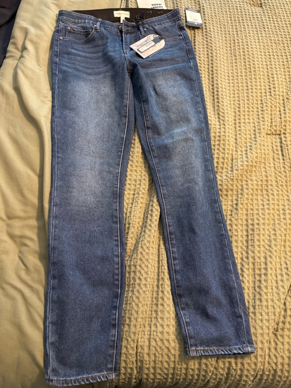 Kendall & Kylie Mid Wash Blue Straight Jeans